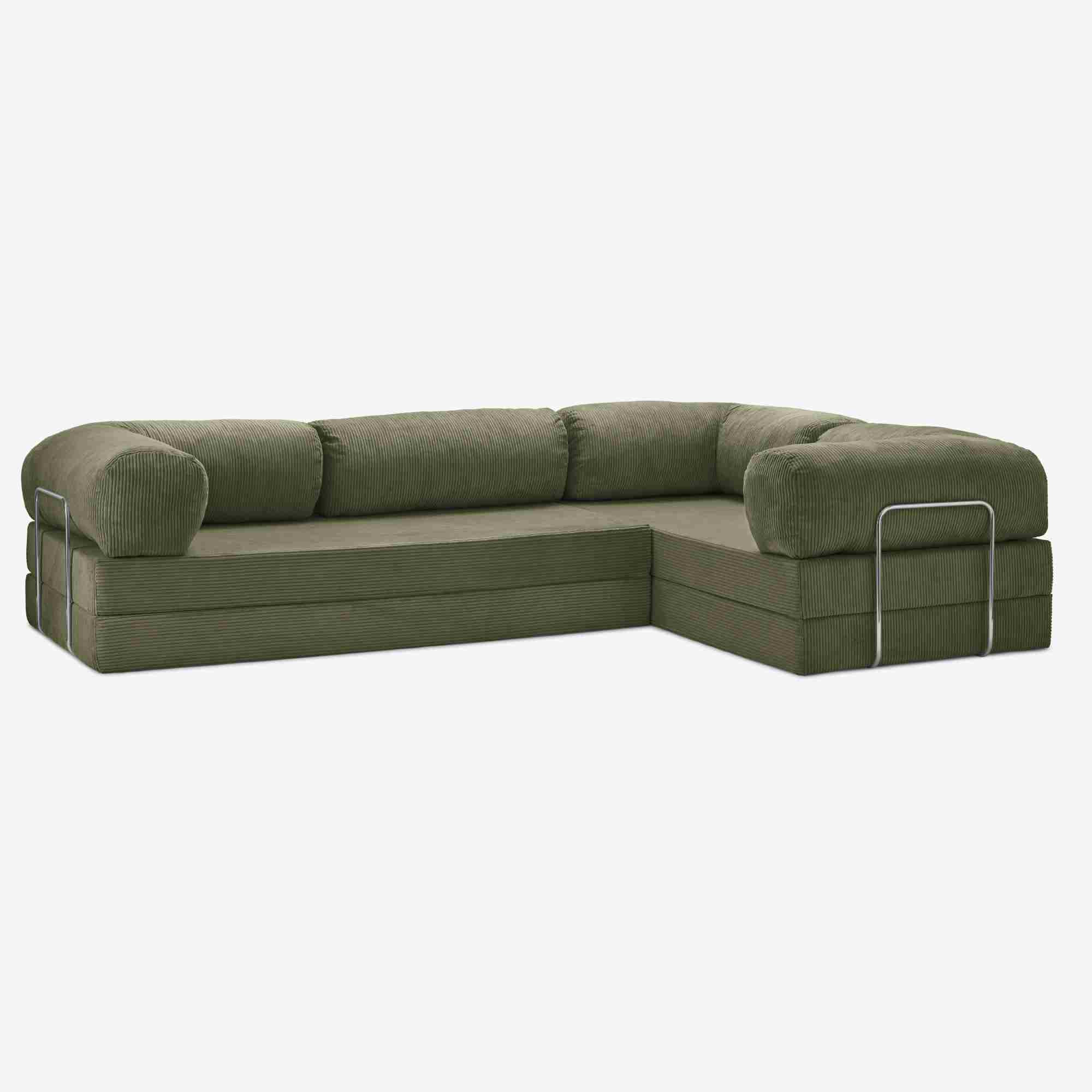The Original TEDDY CORNER OPEN Sofa - Convertible Sleeper Couch – OMHU